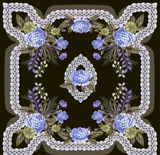 大牌丝巾图案素材图片