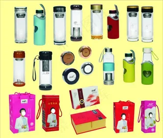 玉金晶玻璃杯图片