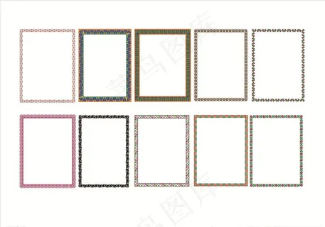 花边画框图片