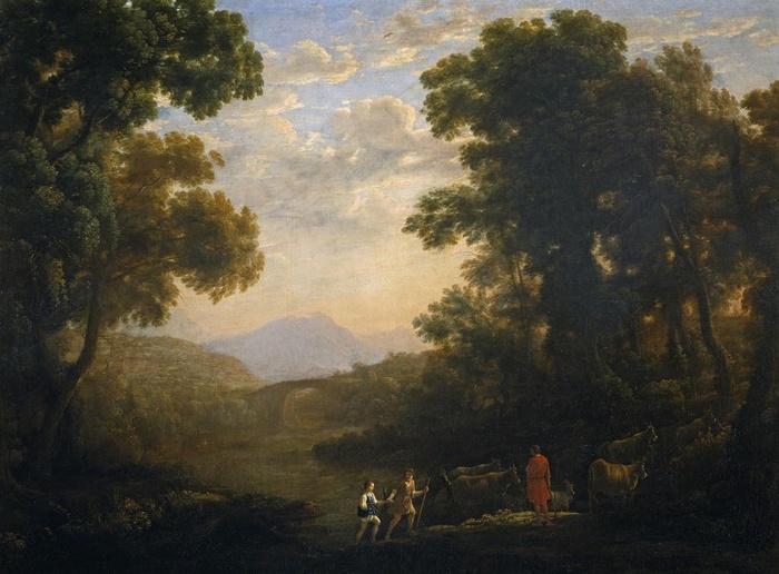 风景油画图片