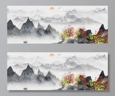 水墨山水图片 水墨山水图片