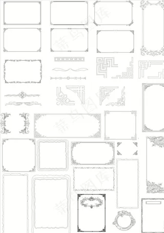 画框花边图片