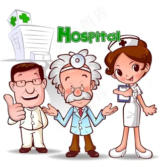 卡通医生图片