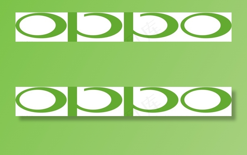 oppo标志图片cdr矢量模版下载