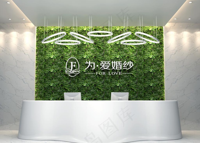 前台形象墙图片(3000X2250(DPI:300))psd模版下载