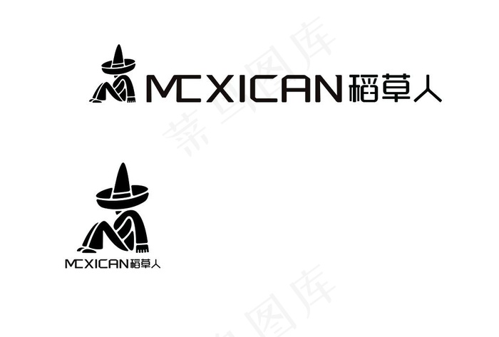 稻草人LOGO图片ai矢量模版下载