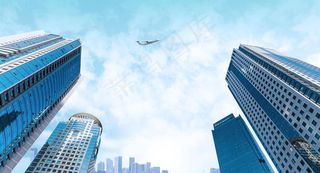 商务城市背景图片