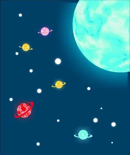 多彩的星球图片