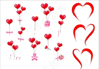 爱心素材图片