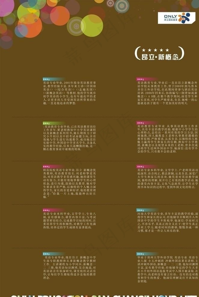 教师介绍图片