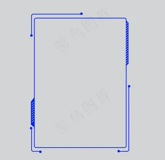 办公商务科技感简约酷炫框图片