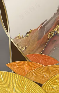 中式古典晶瓷装饰画图片