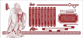 传统文化孔子图片