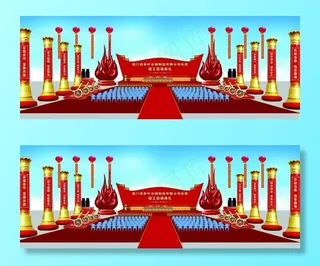 舞台设计场景布置图片