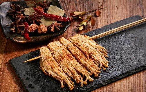 烤金针菇图片 烤金针菇图片