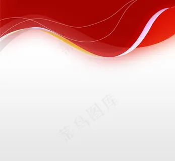 红色曲线图片