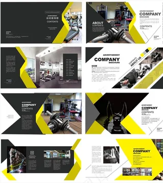 健身会所画册图片
