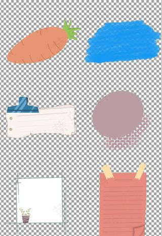 手账对话框书写框图片