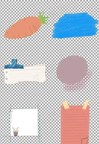 手账对话框书写框图片