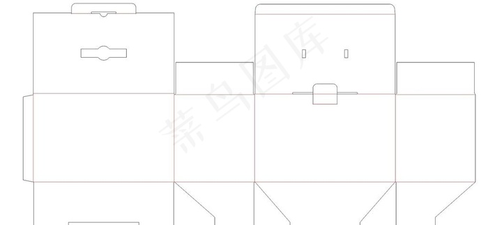 礼品盒图片cdr矢量模版下载