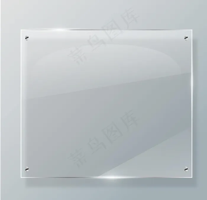 玻璃图片ai矢量模版下载