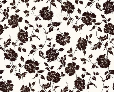 玫瑰花 黑色 小碎花 手绘花图片