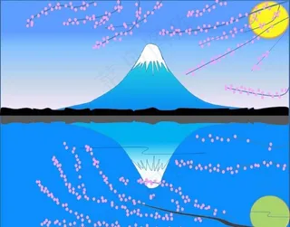 EXCEL富士山图片