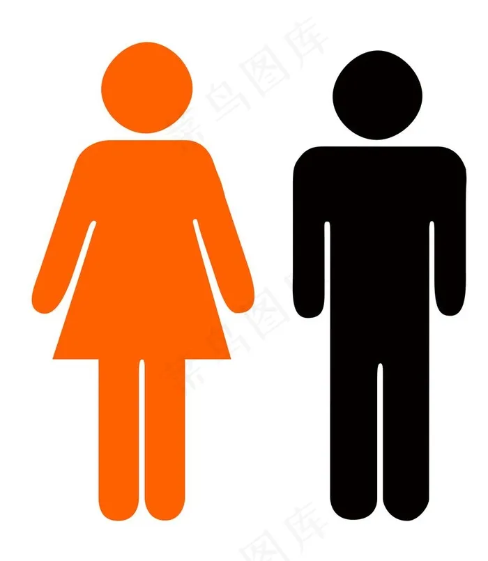 男女厕所图片psd模版下载