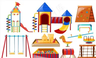 儿童游乐场设计素材图片