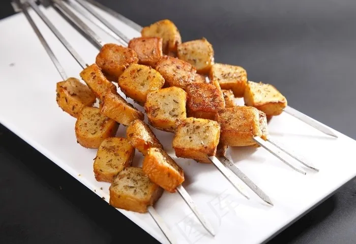 烤鱼豆腐图片