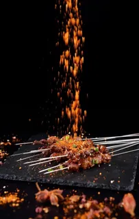 烤牛肉串图片