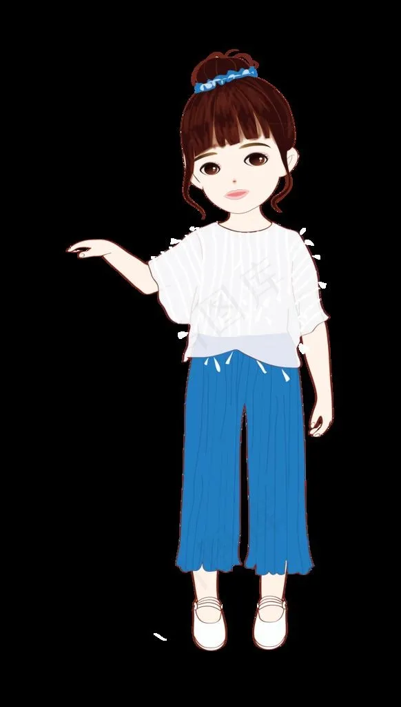 卡通女孩子图片