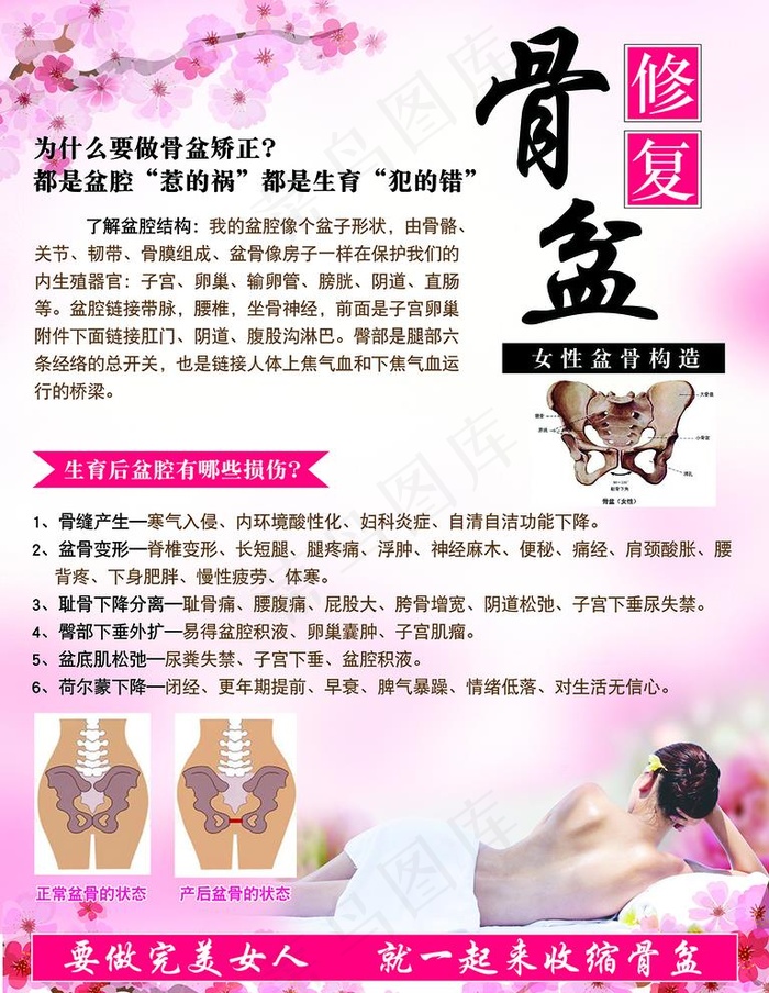 盆骨修复图片(3543X4724(DPI:150))psd模版下载
