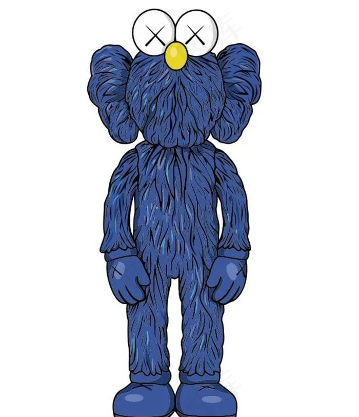 kaws 潮牌图片cdr矢量模版下载