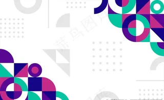彩色几何底纹图片
