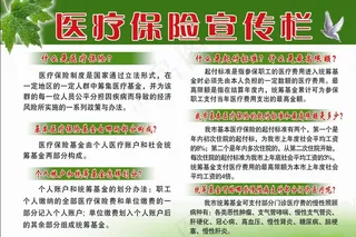 医疗保险宣传栏图片