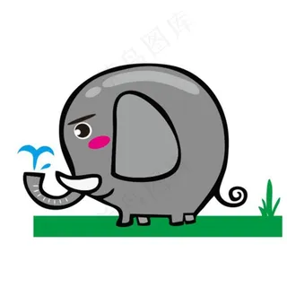 可爱的小象图片