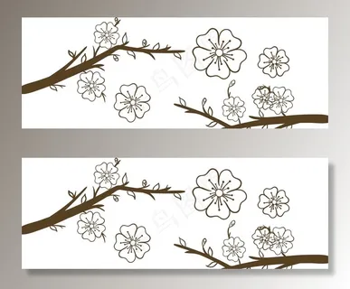 梅花图案图片 梅花图案图片