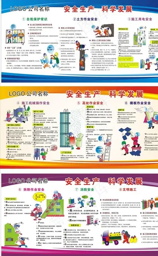 安全生产展板图片