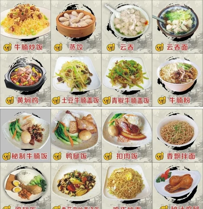 沙县小吃菜品图片(210X297)cdr矢量模版下载