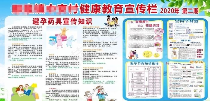 避孕药具宣传知识图片(2000X1200)cdr矢量模版下载