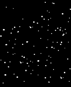 飘落的星星点点雪花图片