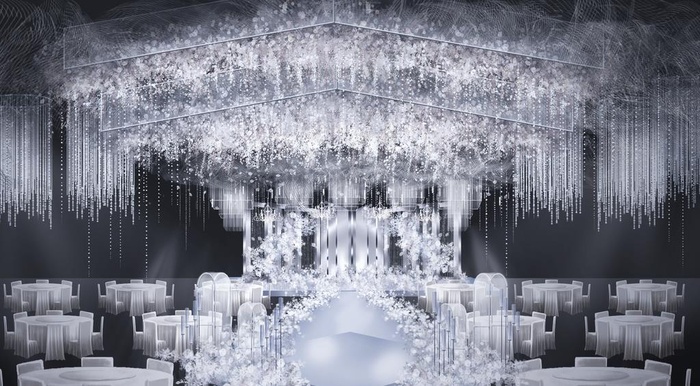 大气婚礼效果图图片