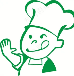厨师标志图片