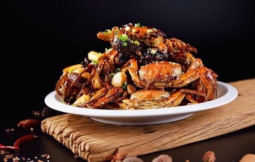香辣蟹图片