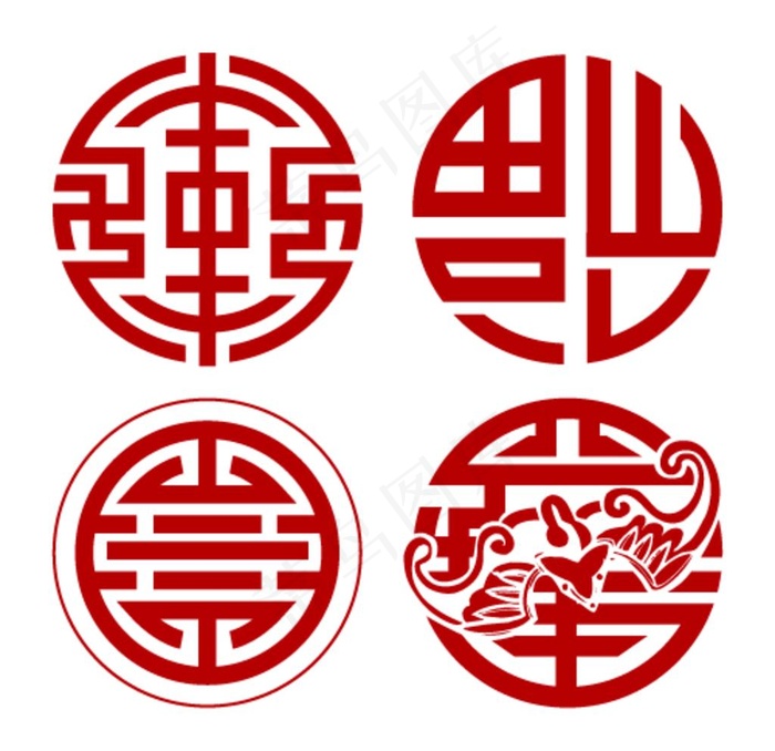 矢量福字图片ai矢量模版下载