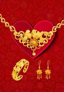 黄金珠宝海报图片