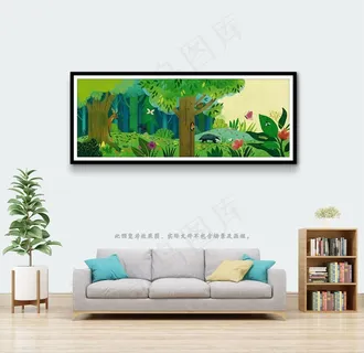 卡通儿童装饰画背景墙图片 卡通儿童装饰画背景墙图片