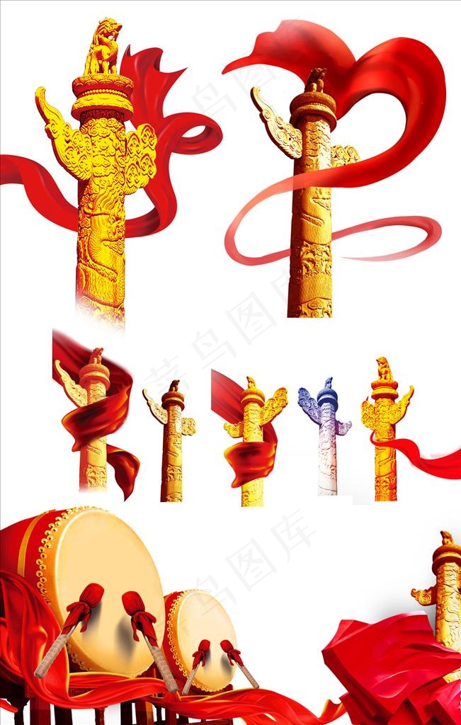 华表图片(5000X7500(DPI:300))psd模版下载