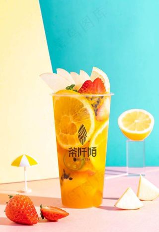 奶茶店海报图片